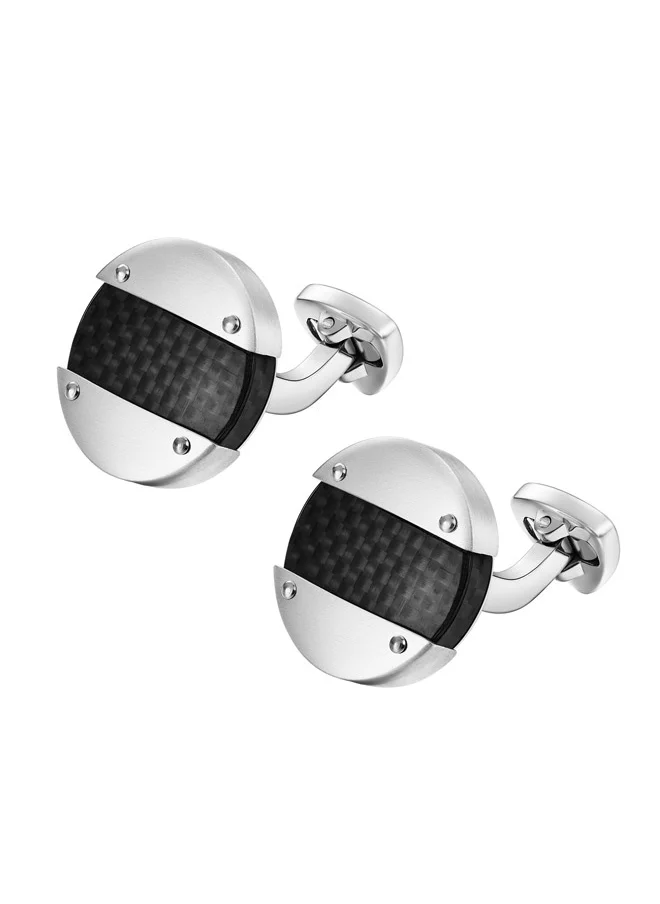 دوكاتي كورس Ducati Motore Silver Cufflink For Men - DTAGC0000201