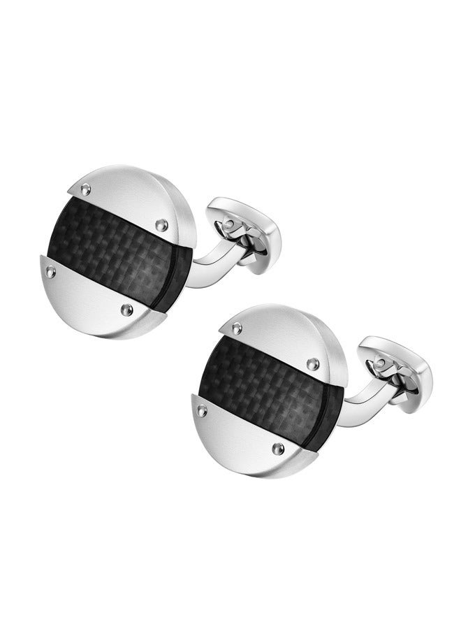 Ducati Corse Ducati Motore Silver Cufflink For MenDTAGC0000201  - Image 1