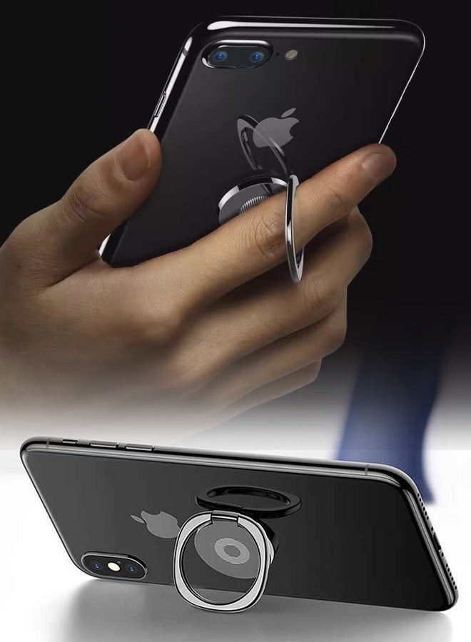 Ultra thin Swivel Ring Phone Stand With Car Mount Buckle Bracket - Image 4