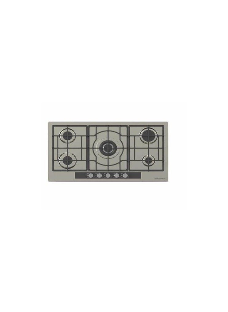 Ecomatic Ecomatic Gas Built-In Hob, 5 Burners, Inox - S963XLGC 