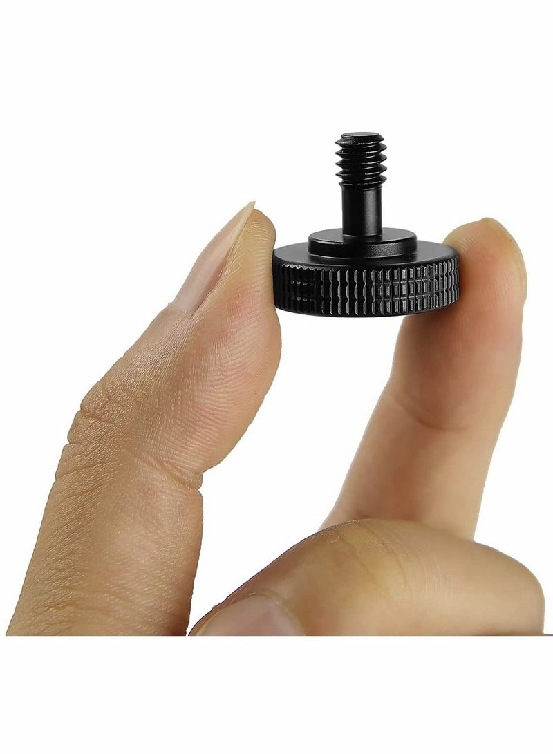 Y&D Camera Holder Screw, Thumb Screw Quick Release Adapter, with Rubber Pads, Tripod Washers Female to 1/4"" Male Thumbscrew L Bracket Mount Thread for Mounting Plate 2 Set - Image 4