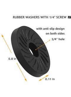 Y&D Camera Holder Screw, Thumb Screw Quick Release Adapter, with Rubber Pads, Tripod Washers Female to 1/4"" Male Thumbscrew L Bracket Mount Thread for Mounting Plate 2 Set  - Image 5