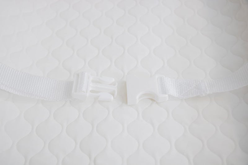 Regalo Baby Basics Non-Slip Infant Changing Pad with Patented Easy-Grip System - Water Resistant Cover, Compatible with Standard Changing Pad Covers and Dressers, Safe and Secure, White - Image 5