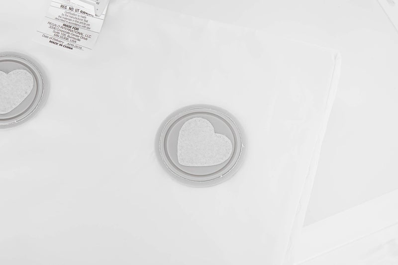 Regalo Baby Basics Non-Slip Infant Changing Pad with Patented Easy-Grip System - Water Resistant Cover, Compatible with Standard Changing Pad Covers and Dressers, Safe and Secure, White - Image 4