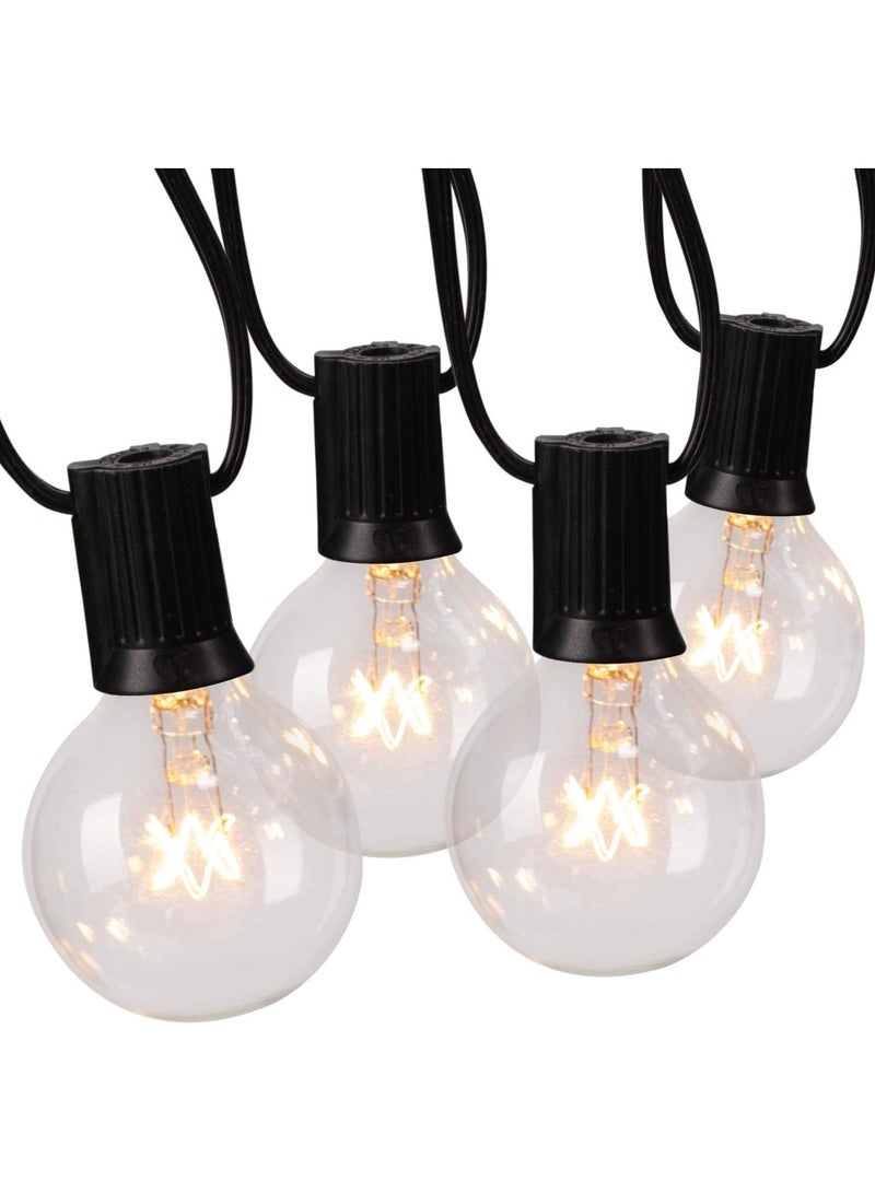 LINGWEI 25FT Outdoor String Lights with 25 Bulbs – Warm White - Image 5