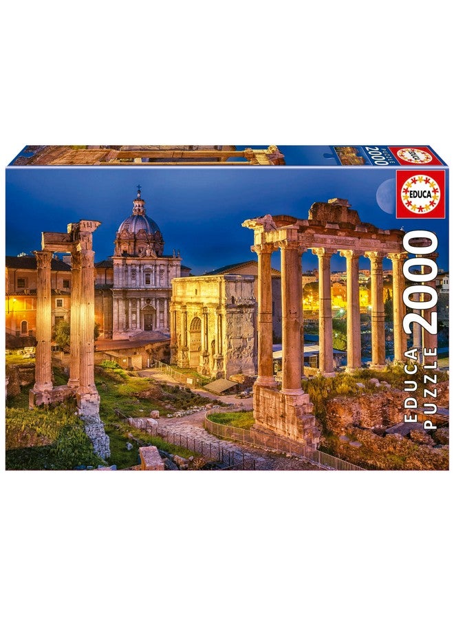 ايديوسا المنتدى الروماني للتراث العالمي 2000 قطعة من أحجية الصور المقطوعة، يتضمن غراء صورة كاملة بمقاس 37.79 × 26.77 للأعمار من 14 عامًا فما فوق (19619) - Image 1