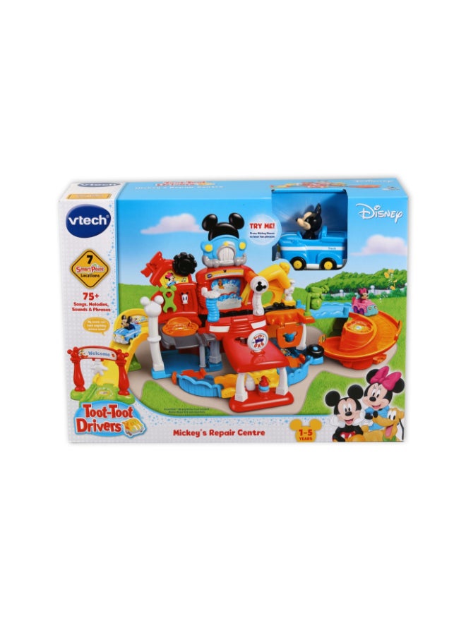 vtech Toot Toot Drivers Mickey Repair Shop Set  Multicolour | It’s time for a tune-up at the Go! Go! Smart Wheels | Ideal for ages 1-5 + - Image 4