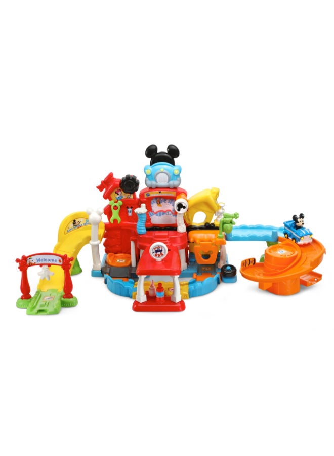 vtech Toot Toot Drivers Mickey Repair Shop Set  Multicolour | It’s time for a tune-up at the Go! Go! Smart Wheels | Ideal for ages 1-5 + - Image 1