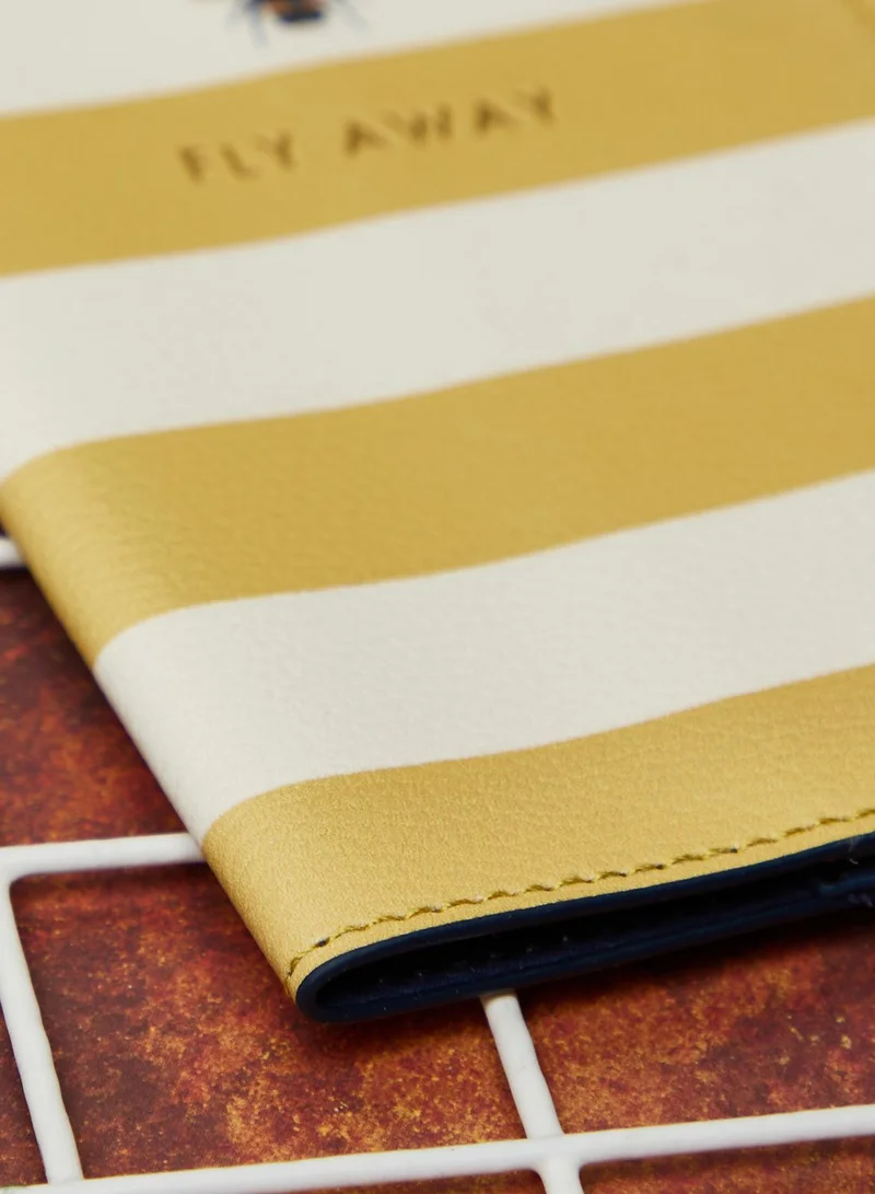 Joules Bee Print Passport Holder