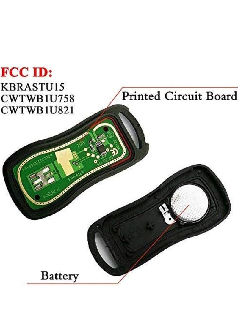 althiqahkey Remotes for 2002-2006 Nissan Altima Maxima Keyless Entry Remote Control Car Key Fob Replacement for KBRASTU15 (Pack of 2)  - Image 4