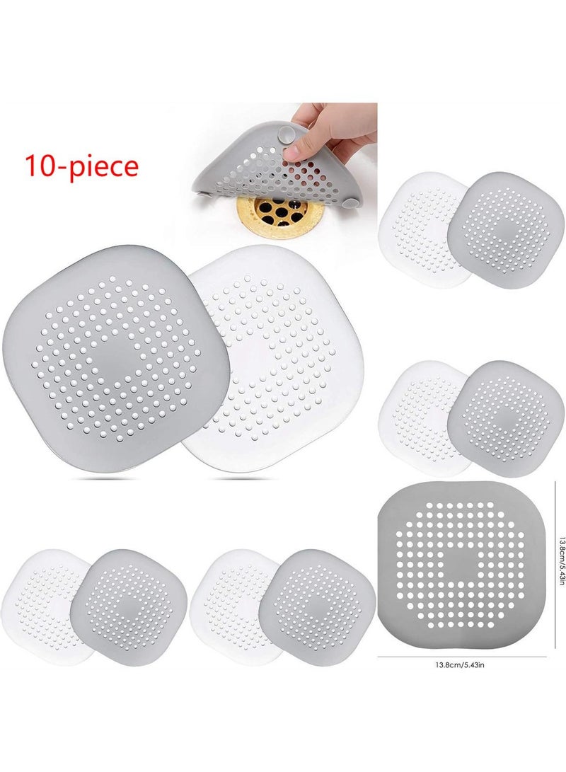 general 10 Pieces Square Drain Cover Bathroom floor drain filter - Image 1
