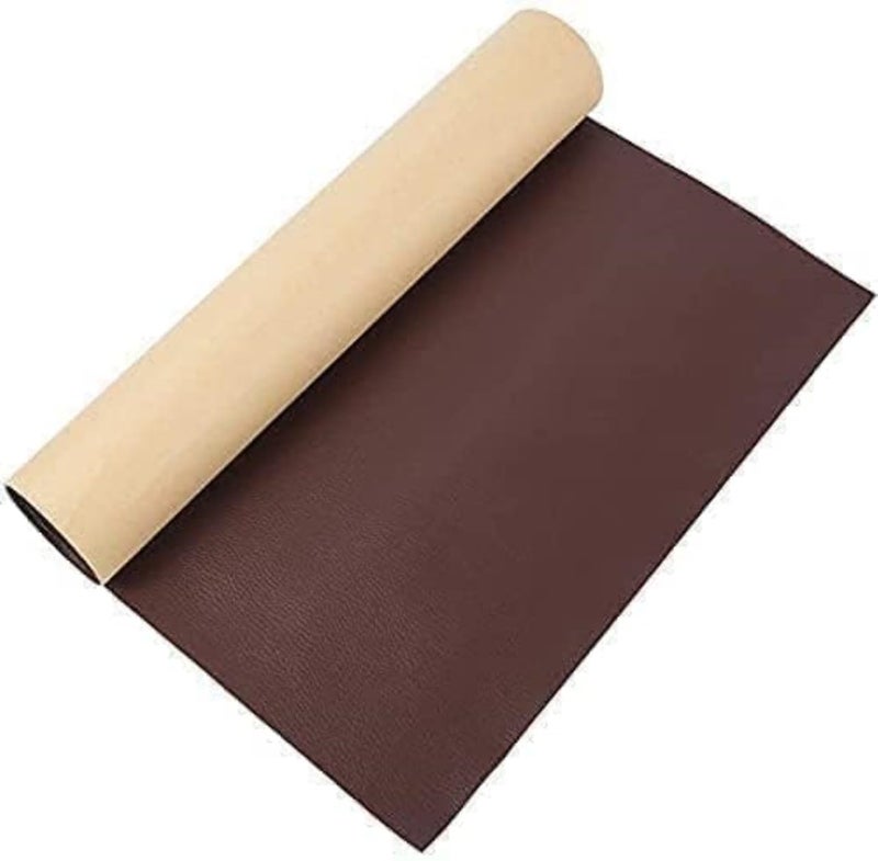Evadely Leather Patches for Sofa Repair | Sofa Repair Patch | Leather Sticker for Sofa Repair | Alcantara Wrap | Leather Repair Sheet | Sofa Sticker Leather | Leather Stickers Patch 30 X 60CM - Image 1