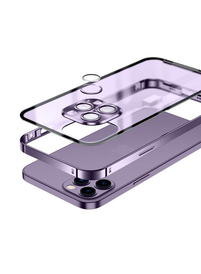 اس-توب جراب لهاتف iPhone 14 Pro جراب معدني غير لامع - Image 4