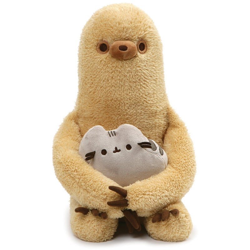 GUND Pusheen with Sloth Plush Stuffed Animal, Set of 2, 13" - Image 2