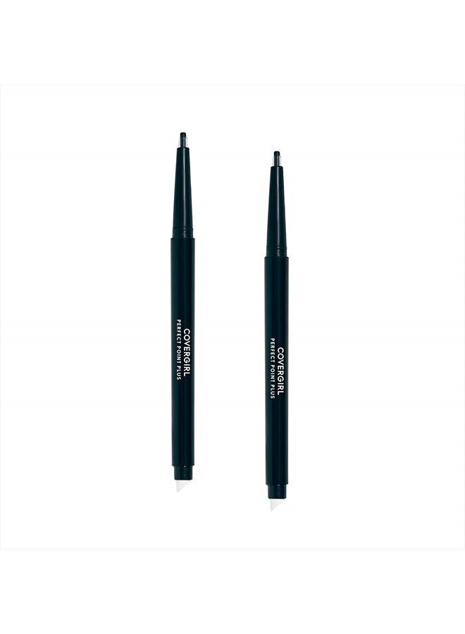CoverGirl Covergirl Perfect Point Plus Self-Sharpening Eyeliner Pencil, Black Onyx, Pack of 2 (Packaging May Vary) - Image 1