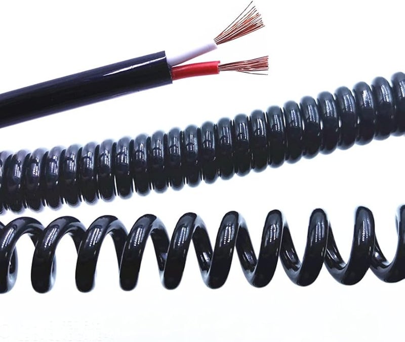 17AWG 1 0MM سلك تمديد ملفوف كابل تلسكوبي زنبركي 1 2 متر - Image 4