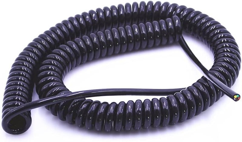 17AWG 1 0MM سلك تمديد ملفوف كابل تلسكوبي زنبركي 1 2 متر - Image 1