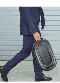 Y&D Suitable for Oculus Quest 2 and All-in-One VR Headset Hard Storage Case, Fits Accessories Large Space Cover Bag, Home Storage(Black)  - Image 2