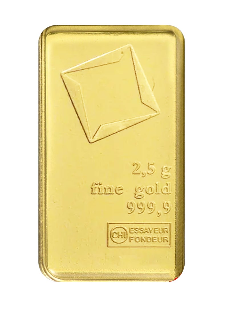 فالكامبي سبيكة ذهب Valcambi Suisse 2.5 جرام عيار 24 قيراط - 2.5 جرام سبيكة ذهب 24 قيراط 999.9 نقاء - Image 2