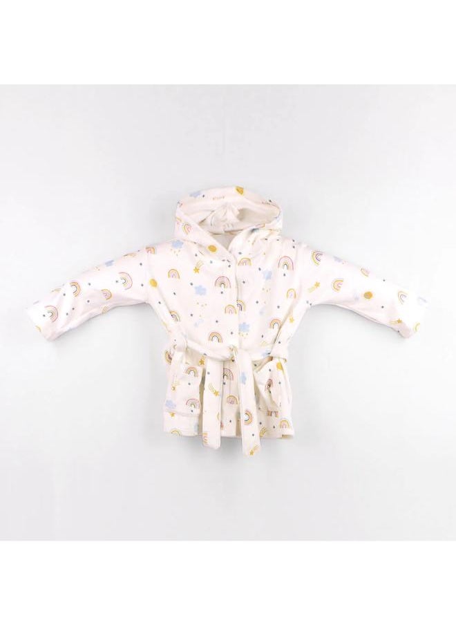Mamas Gift - Winter Robe Rainbows 4-6 Y - Image 1