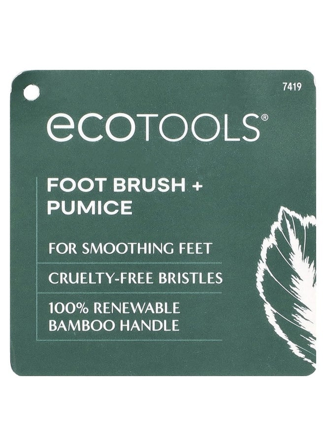 Eco Tools EcoTools, Foot Brush + Pumice, 1 Brush  - Image 2