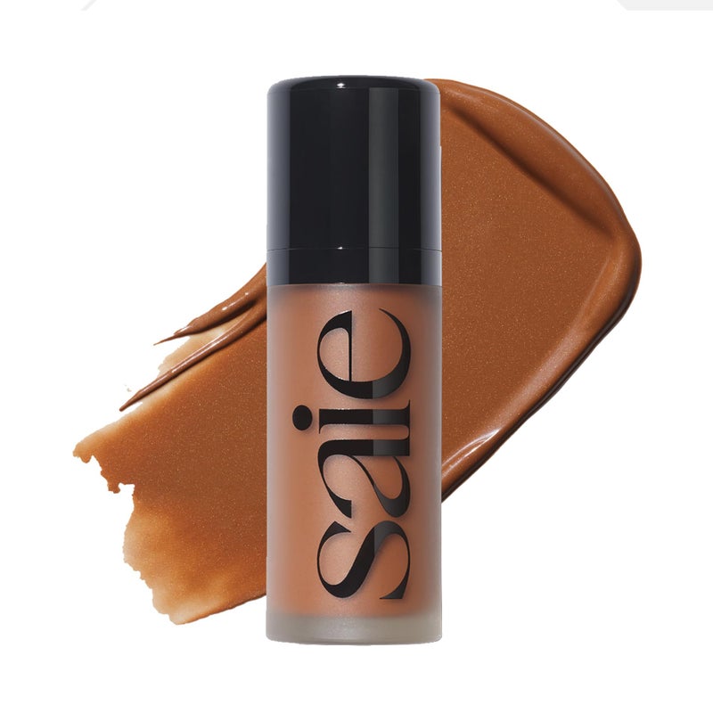 Saie Dew Bronze  Hydrating Liquid Bronzer Stick For a Sun Kissed Glow  Liquid Contour Stick Infused with Nourishing Skin Care Ingredients  Sculpted Face Makeup Essential  Swim 04 oz