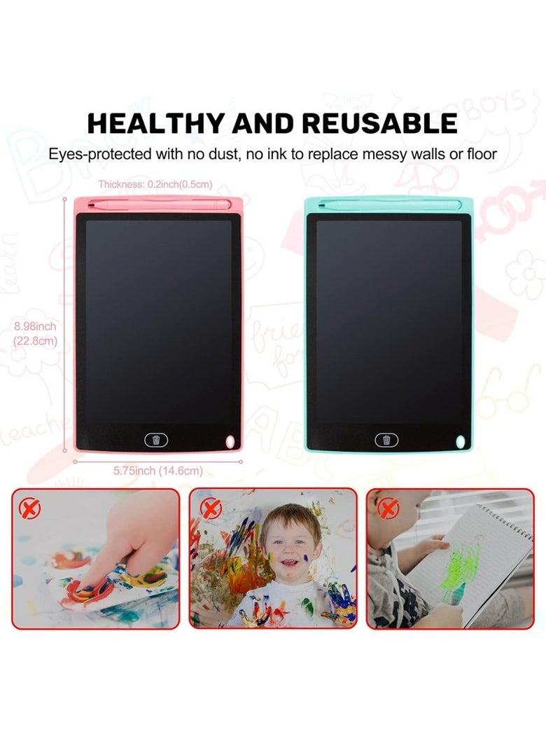 Generic - LCD Writing Board Color Graffiti Board with Special Pen Suitable for Children Boys and Girls, 8.5-Inch - Image 1