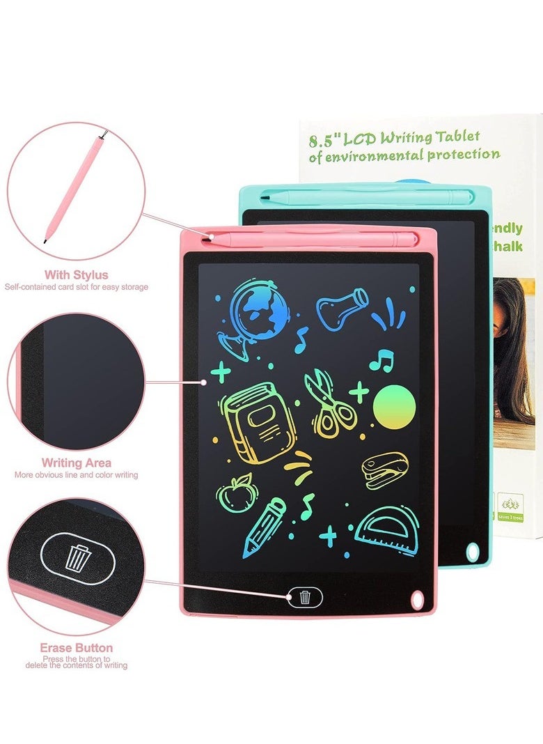 Generic - LCD Writing Board Color Graffiti Board with Special Pen Suitable for Children Boys and Girls, 8.5-Inch - Image 1