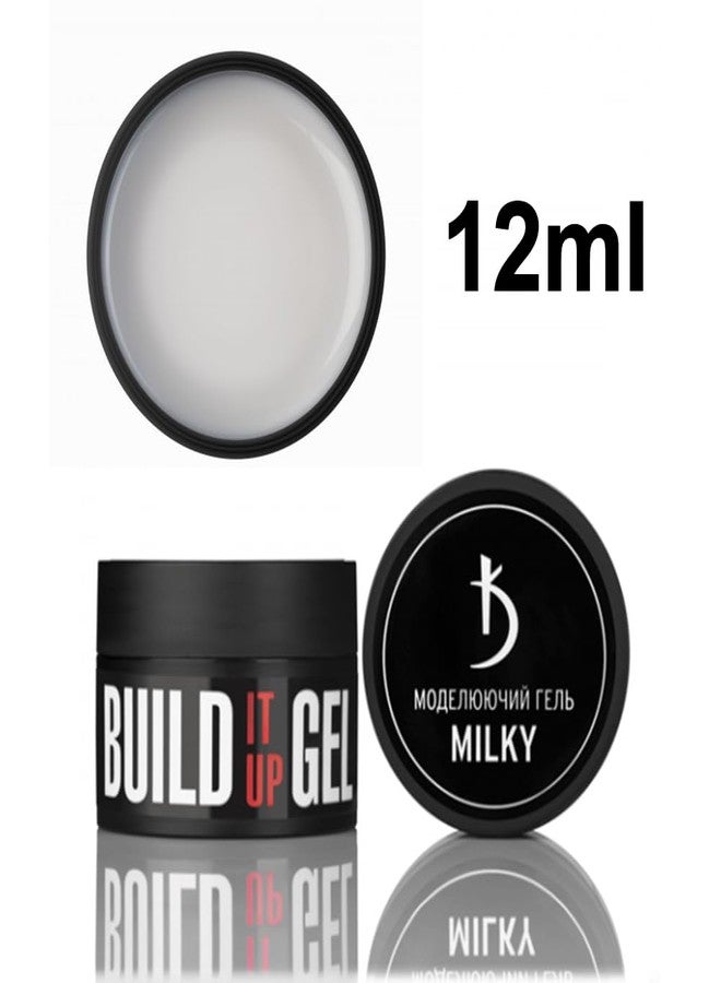 Kodi Professional Build It Up Gel Modeling Builder Gel Nail Extension Strengthening Nail (Milky 12ml) - Image 2