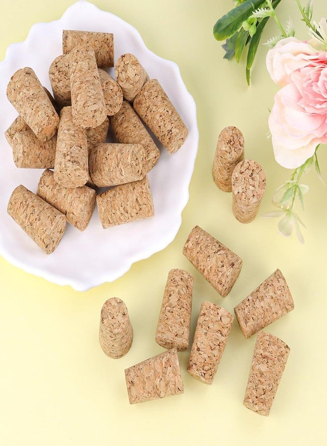 يونتوب عبوة من 25 سدادة فلين طبيعية ناعمة لزجاجات النبيذ، سدادات فلين مدببة بديلة لصناعة النبيذ والحرف اليدوية - Image 5