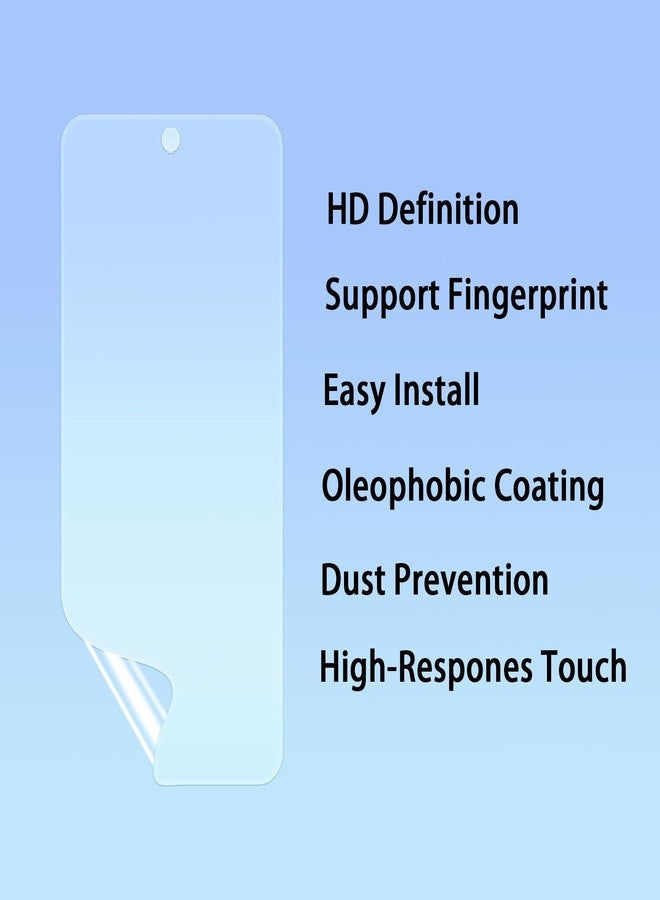 LOOKSEVEN 3 Pack Hydrogel Film For Samsung Galaxy A14 5G 6.6 inch, Transparent Soft TPU Screen Protector, High Sensitivity Protective Film (Not Tempered Film) - Image 2