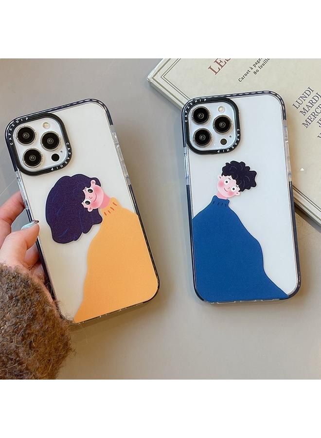 اس-توب جراب لهاتف iPhone XS Max بنمط توضيحي بسيط وتغطية كاملة - Image 2