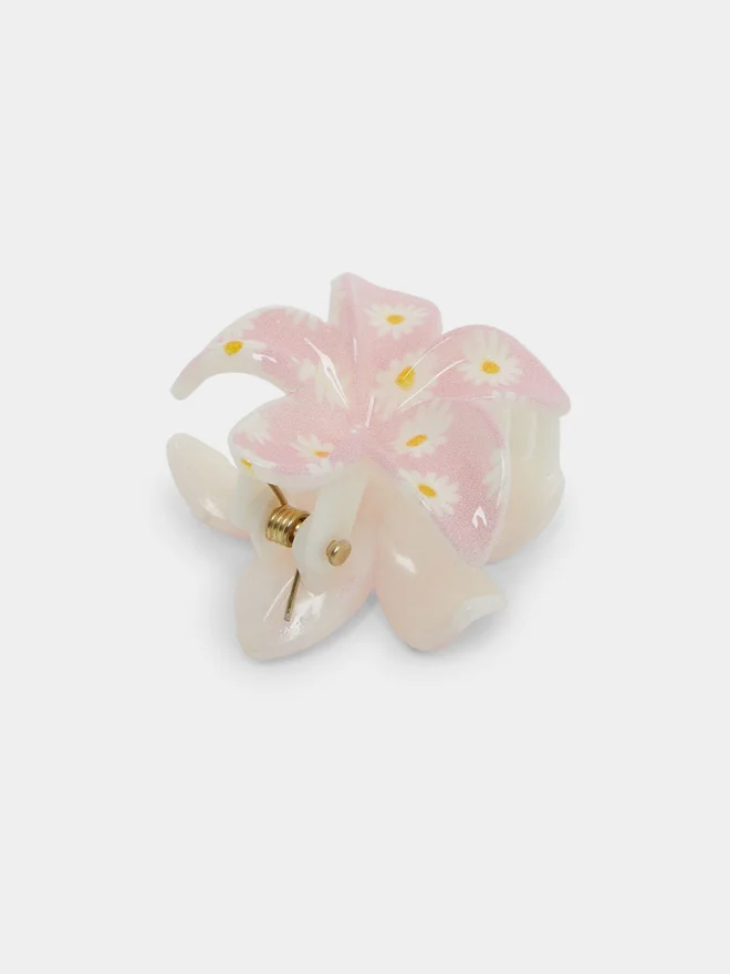 Styli Kids Pink Floral Hair Claw