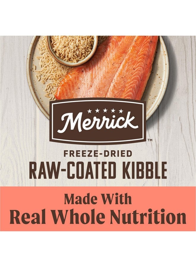 Merrick Healthy Grains Freeze Dried Raw Coated Kibble, Natural High Protein Dog Food, Salmon and Brown Rice - 10.0 lb. Bag - Image 3