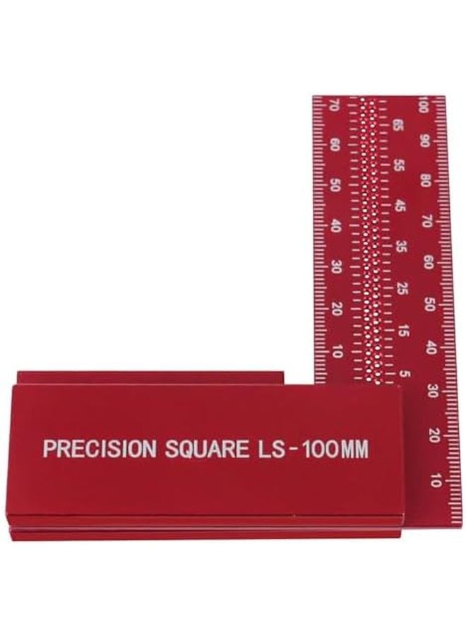 مسطرة زاوية على شكل L من الألومنيوم لأعمال النجارة بمقياس واضح لقياس الأعمال الخشبية - Image 1