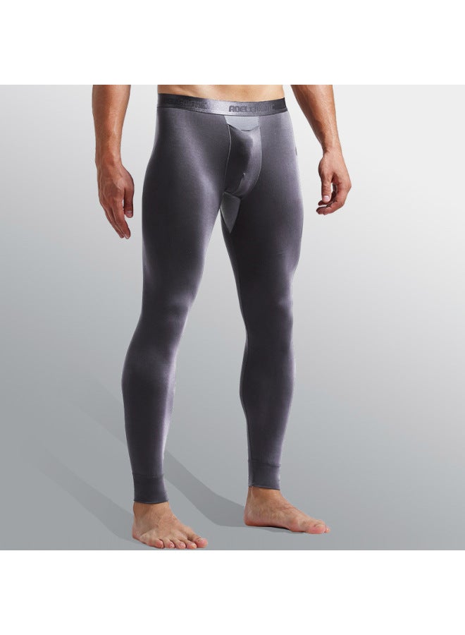 Austrian Element Men's Bullet Separation Long Johns Underwear Men's Elastic Slim Pouch Leggings Basic Autumn And Winter Youth Warm Pants - Image 1