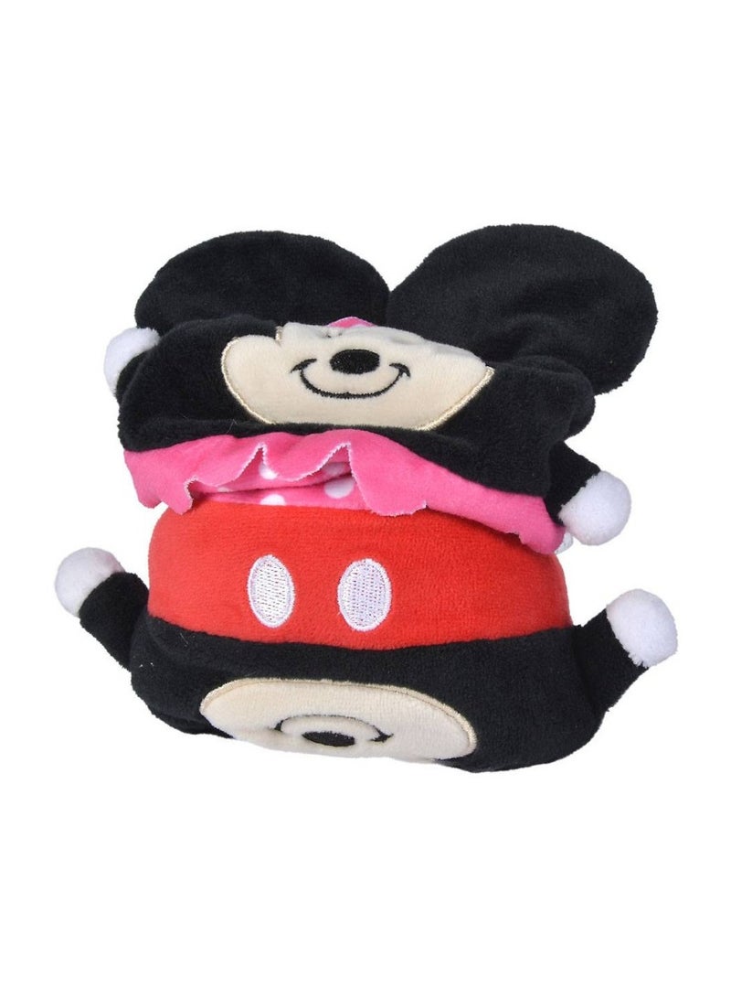 Disney دميّة ديزني ميكي وميني القابلة للعكس 4.5 بوصة | لعبة ناعمة | ميكي ماوس | ميني ماوس - Image 4