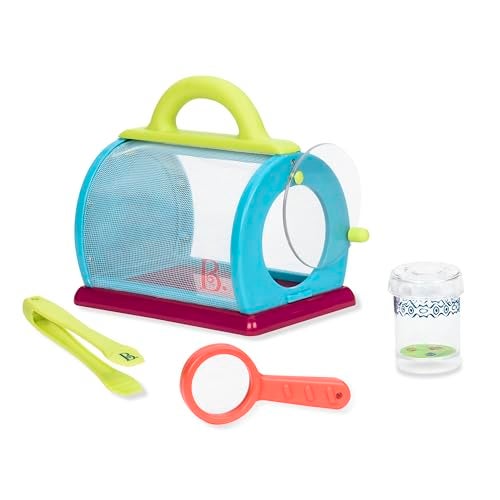 B. Toys ألعاب ب. – مجموعة صيد الحشرات بوج بنغالو مع حقيبة شبكية، حاوية مكبرة، ملقط ومكبر – ألعاب تعليمية خارجية للأطفال – مجموعة استكشاف الطبيعة للأطفال من 3 سنوات فما فوق - Image 1