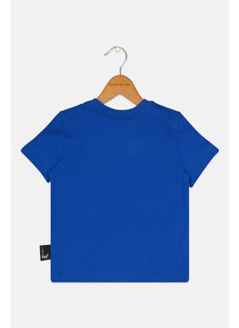 GAP Gap x Disney Toddlers Boy Graphic Print Short Sleeve T-Shirt, Admiral Blue  - Image 2