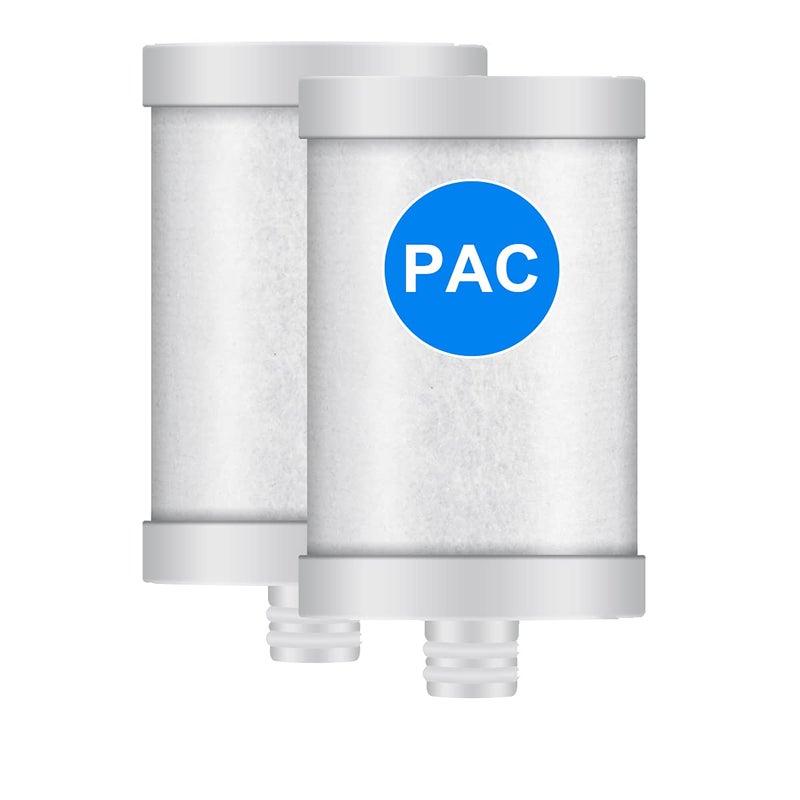 Wingsol Faucet Water Filter Stainless-Steel Reduce Chlorine Speedy Flow Japan Pac Filter Improve Taste Faucet Filters For Faucets-Fits Standard Faucets (Pac-2P)