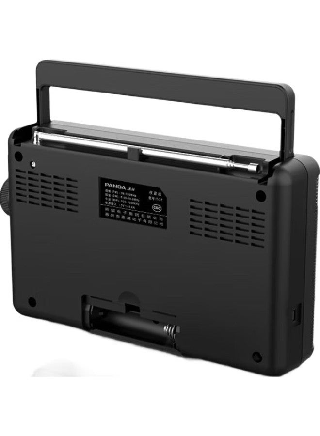 Panda Panda T-37 Traditional Large Desktop Rechargeable Lithium Battery Three-Band Full-Band Frequency Radio For Elderly, Car Use, Backup Semiconductor (Ac/Dc Not Supported) - Image 2