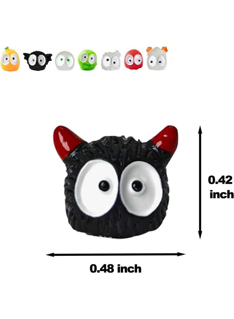 Bukela 8pcs Plants Magnets Tiny Dust Bunnies Plant Safe Magnets, Plant Accessories for House Plant Indoor and Outdoor Plants Leafs,Fridge, Key Holde Decorative.(Monster Dust Bunnies) - Image 3