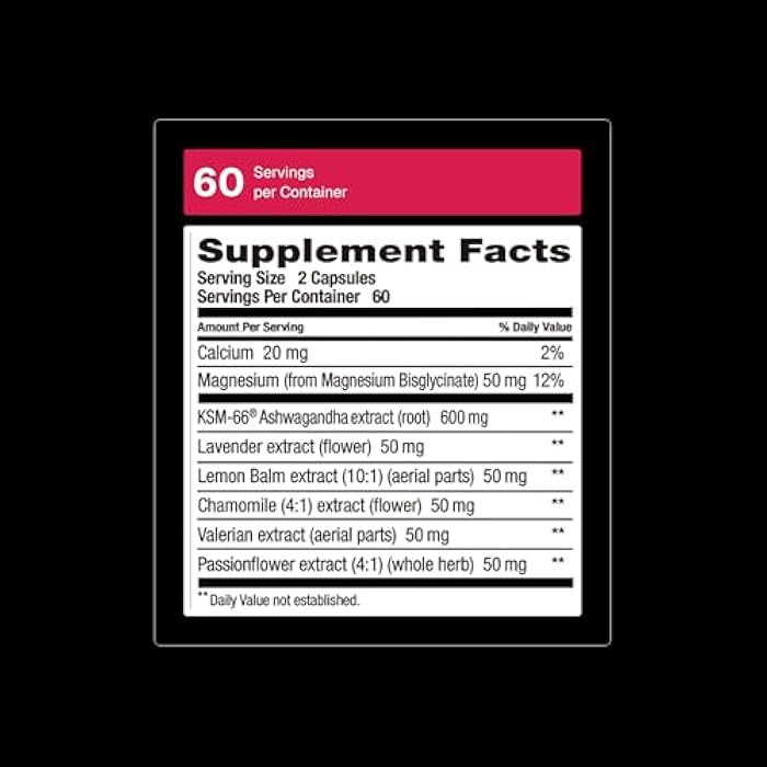 Weider Sleep Supplement - Melatonin-Free Capsule - Natural Sleep Support - with Ashwagandha, Magnesium & Botanical Blend - Non-Habit Forming - Vegetarian - 60 Count - 1 Month Supply - Image 2