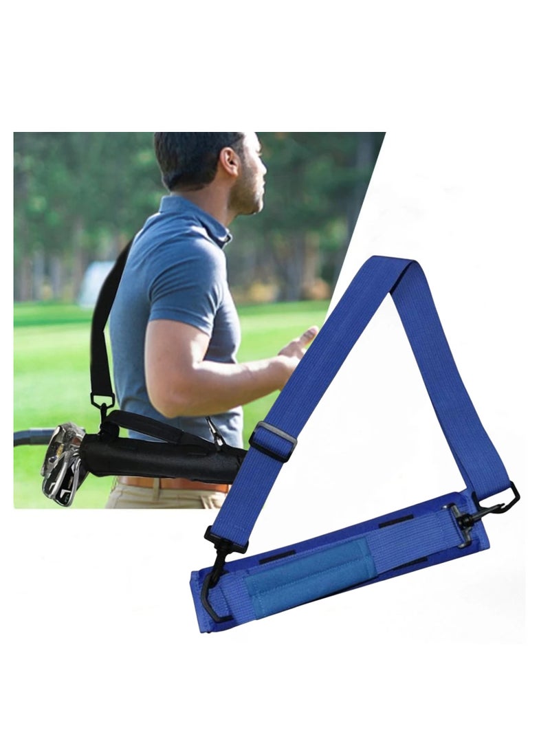 NOVOLAN NOVOLAN Portable Golf Club Bag Mini Portable Club Bag Green Bag Messenger Club Bag Grip Practice Bag, Padded Shoulder Strap Waterproof Design Stylish Appearance, Convenient Carry Handles (blue)  - Image 1