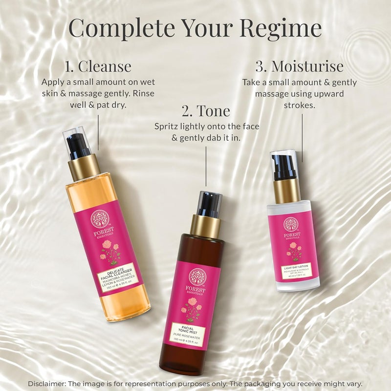 Forest Essentials Forest Essentials Delicate Facial Cleanser Mashobra Honey Lemon Rosewater Ayurvedic Face Wash For Normal Dry Skin Sulphate Free Gentle Face Wash For Glowing Skin Purifying Nourishing Natural Gel Based Face Wash For Women Men 130 ml - Image 4