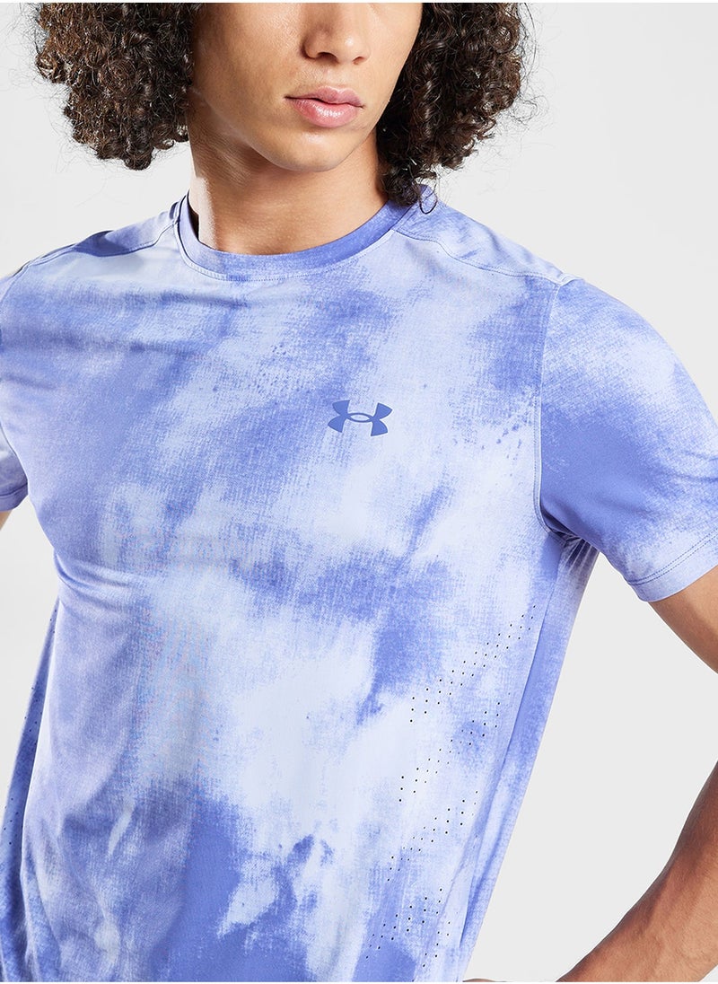 UNDER ARMOUR Laser Wash Iso-Chill Short Sleeve T-Shirt  - Image 3