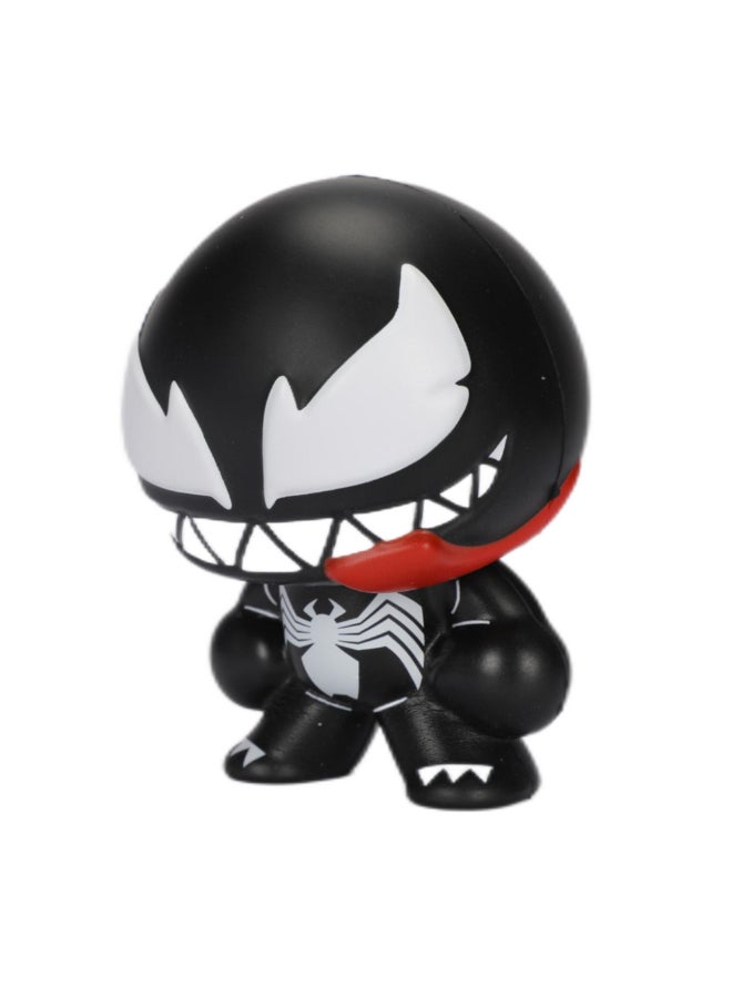 MARVEL Venom Character Mochi Squishy Doll Black and White 10 x 10 x 10 cm VJ24447-VE - Image 2