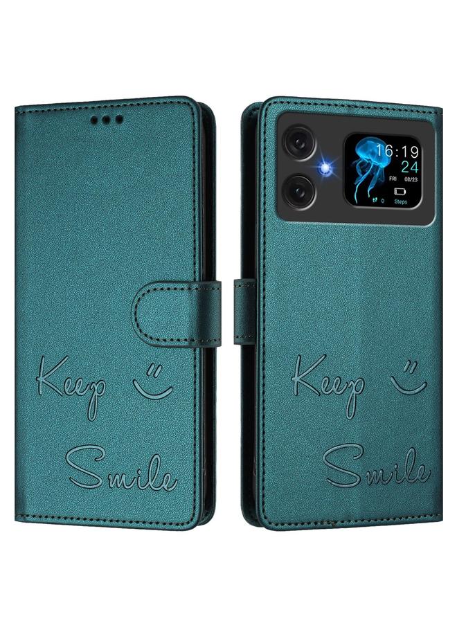 The Bros Case For Cubot A20 Smile Embossing RFID Leather Phone Case - Image 3