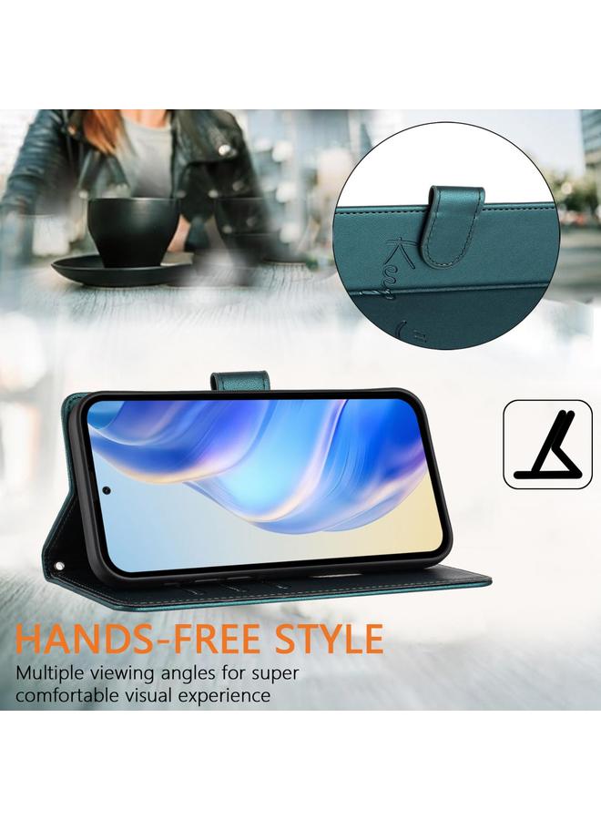 The Bros Case For Cubot A20 Smile Embossing RFID Leather Phone Case - Image 5