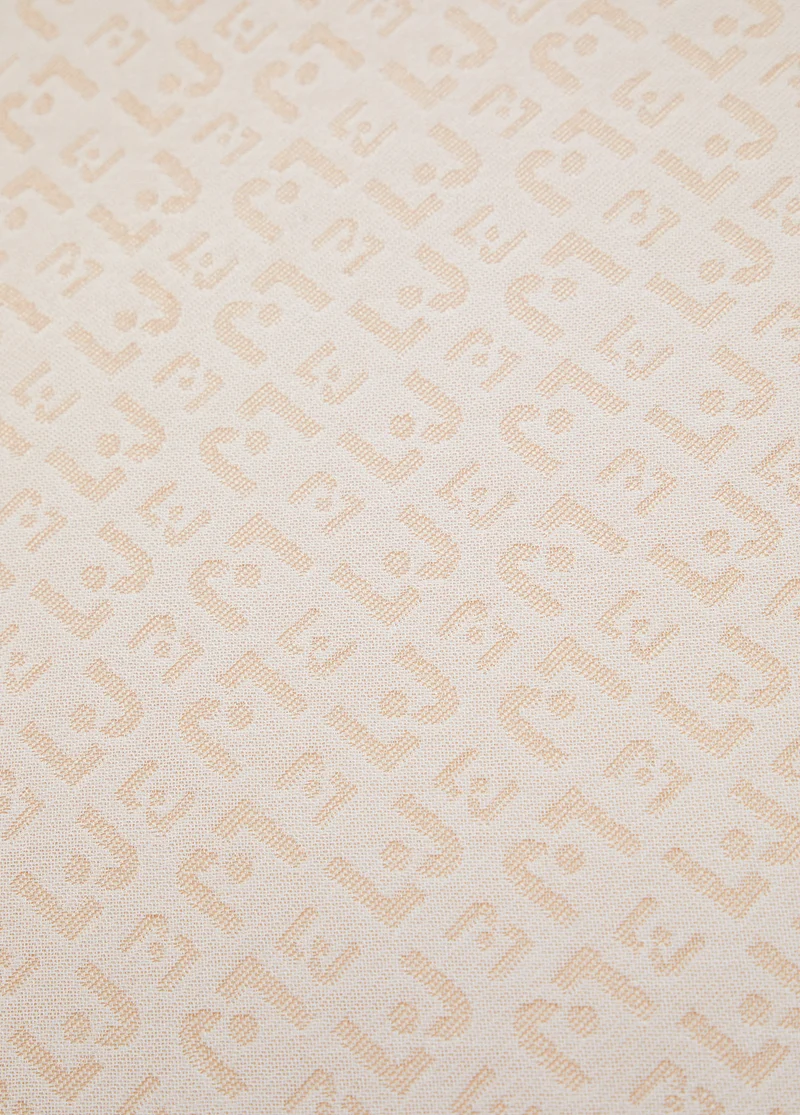 Liu Jo Jacquard Stole With Logo